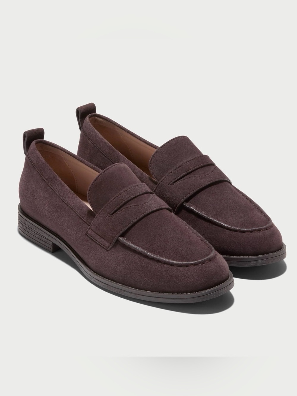 Cole Haan “Stassi Penny Loafer” in Dark Chocolate